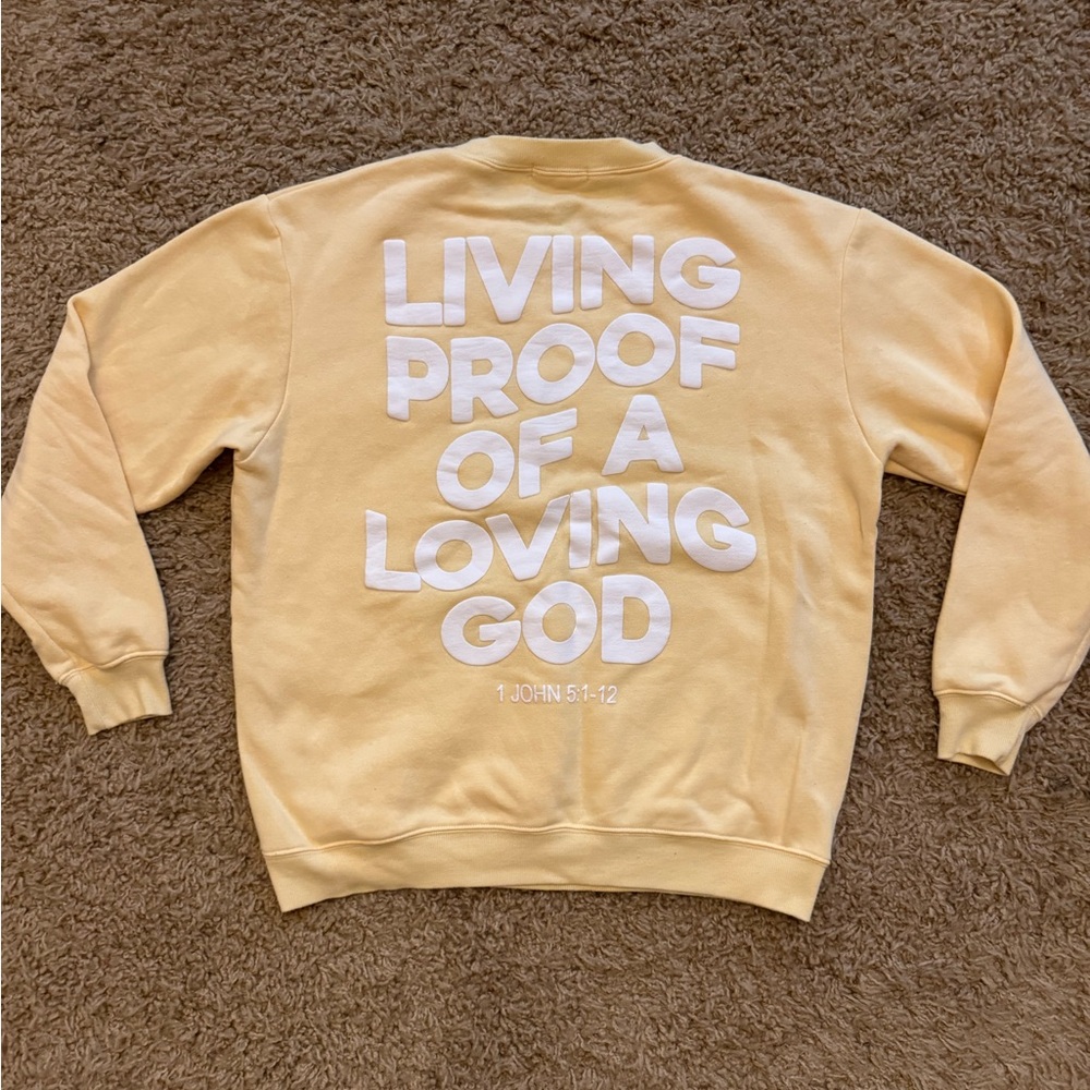 Social Scene Christian/faith/Bible scripture Pullover Crewneck Sweatshirt